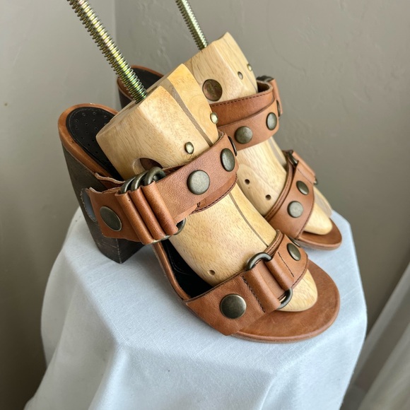 Elisanero -Vero Cuoio -Made in Italy sandals size 38 (7 1/2 to 8) - Picture 6 of 6